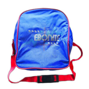 Retro 90s Ebonite Bowling Ball Bag with Shoulder Strap & Ball Holster Bottom